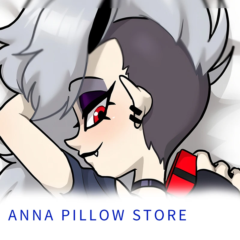 Anime Helluva Boss Loona Pillow case Cover Double-Sided Print Dakimakura Life-size Body Pillow