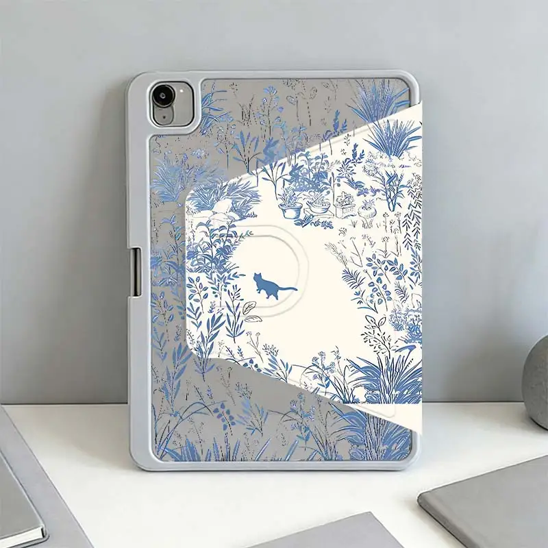 Multi-Angle 360° Rotate Acrylic Cover For IPad Mini6 8.3 Pro 10.5 Pro11 iPad 10.2 7/8/9 4/5 10.9 10th iPad A16 2025 11 Air11/13