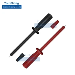 YJX3016 Instrument Thread Probe, Stainless Steel Test Short Needle 4.0mm Socket Interface PA Plastic Case 1000V