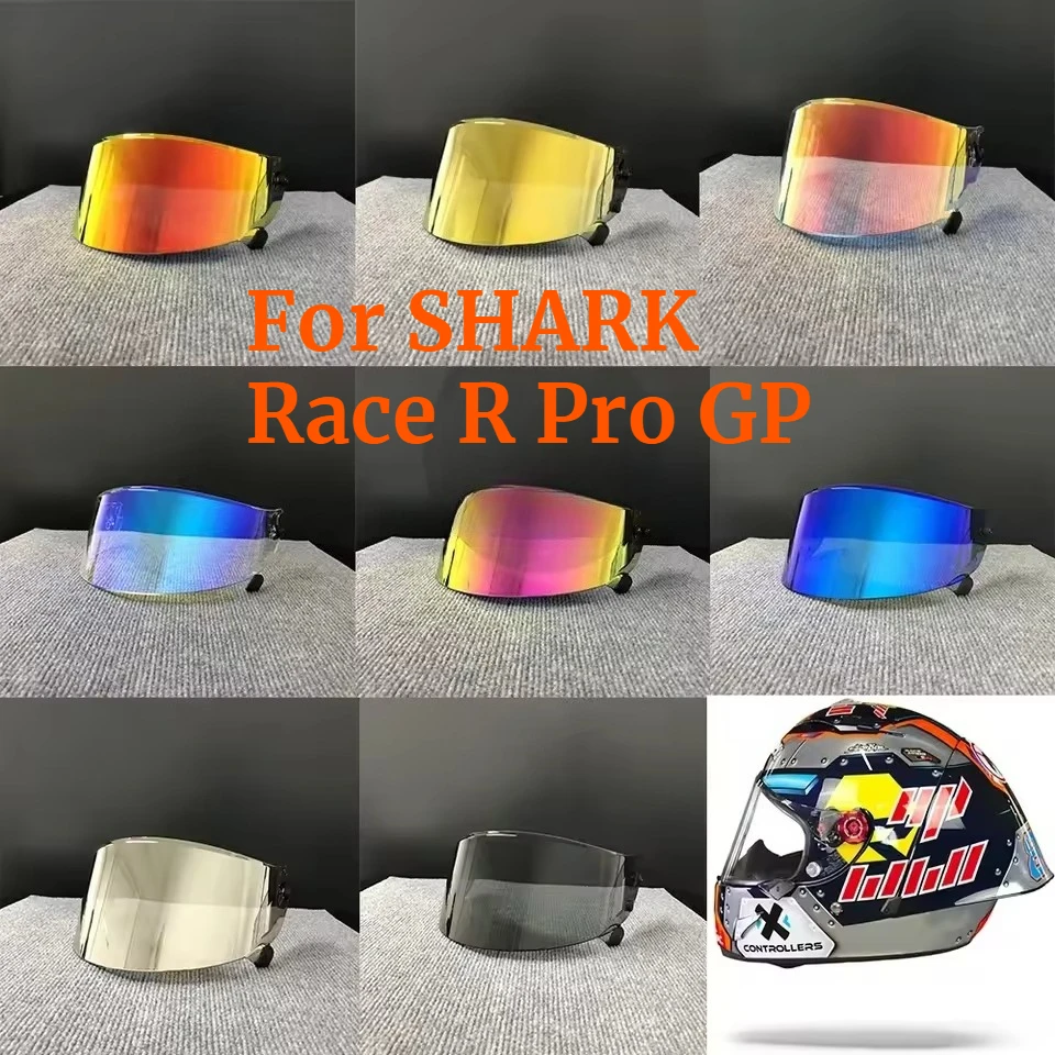 

Race R Pro GP Motorcycle Helmet Visor for SHARK Race R Pro GP Anti-UVDustproof Helmet Lens Helmet Accessories Sunglasses