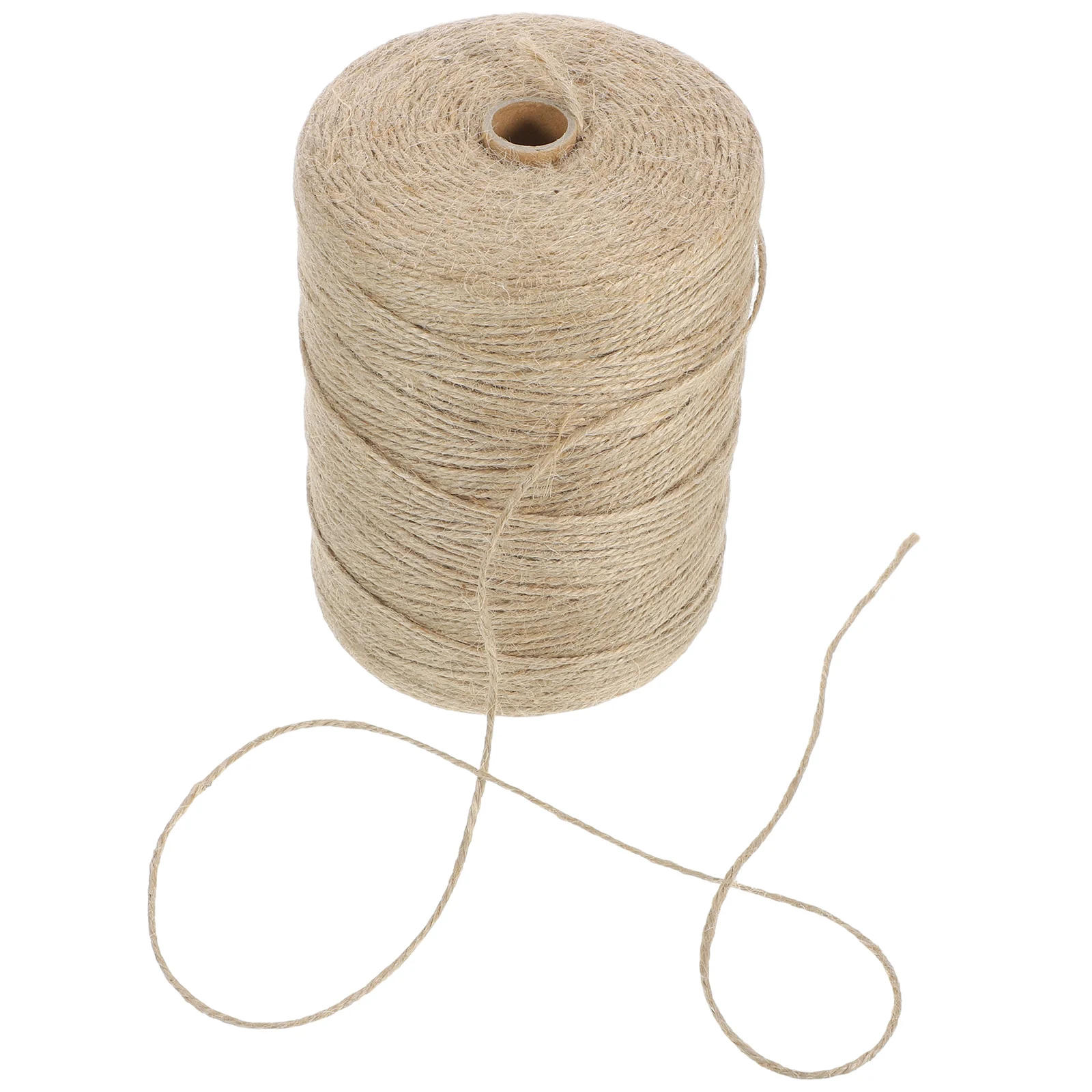 

Kraft Paper Rope 1 Roll 2mm 500m Khaki Without Stick for Lampshade Gift Wrapping DIY Vase Decor Packing Materials Office Paper