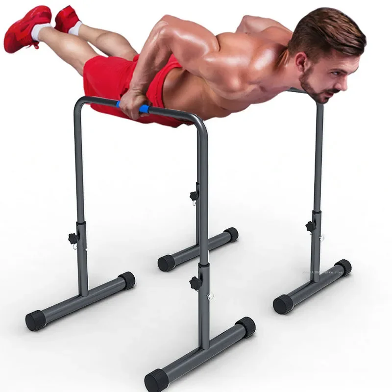 Gym Home Indoor Parallel Bar Strength Training Fitness Equipment, Pull-up Workout Dip Station Body Press Parallel Bar Stabilizer