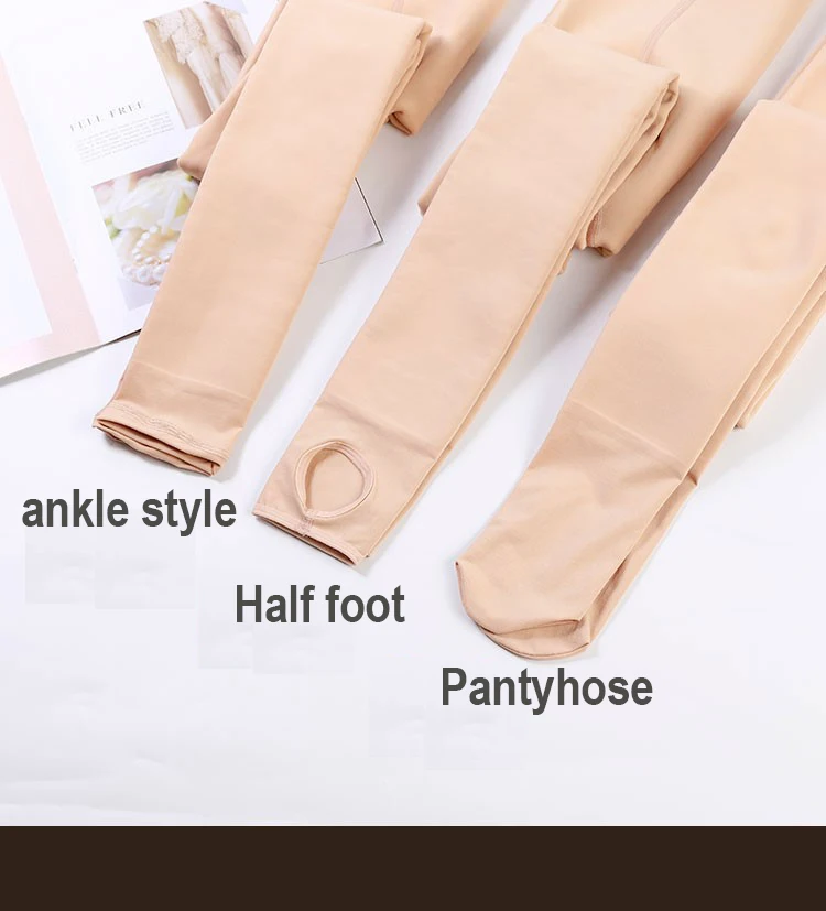 Autumn Winter Men Fleece Thickened Tights Pantynose Abdomen Buttocks Stockings High Waist Slim Large Size Elastic Tight