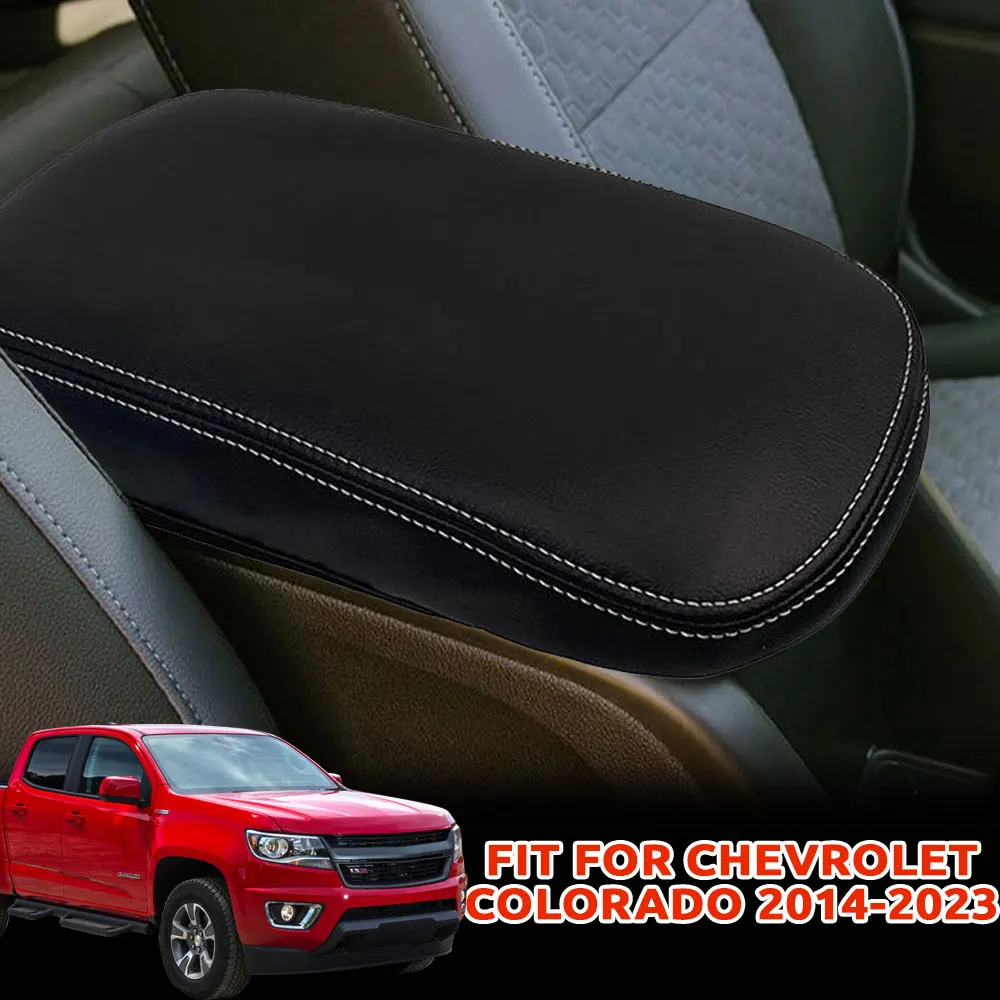 

На заказ для Chevrolet Colorado 2014-2023, чехол на подлокотник автомобиля: кожа из микрофибры, водонепроницаемый и устойчивый к царапинам, прямая установка
