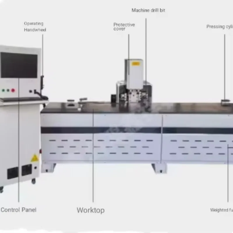 CNC Door Lock Punching Machine Door Lock Opener Slotter Flash Machine Door Lock Punching Machine