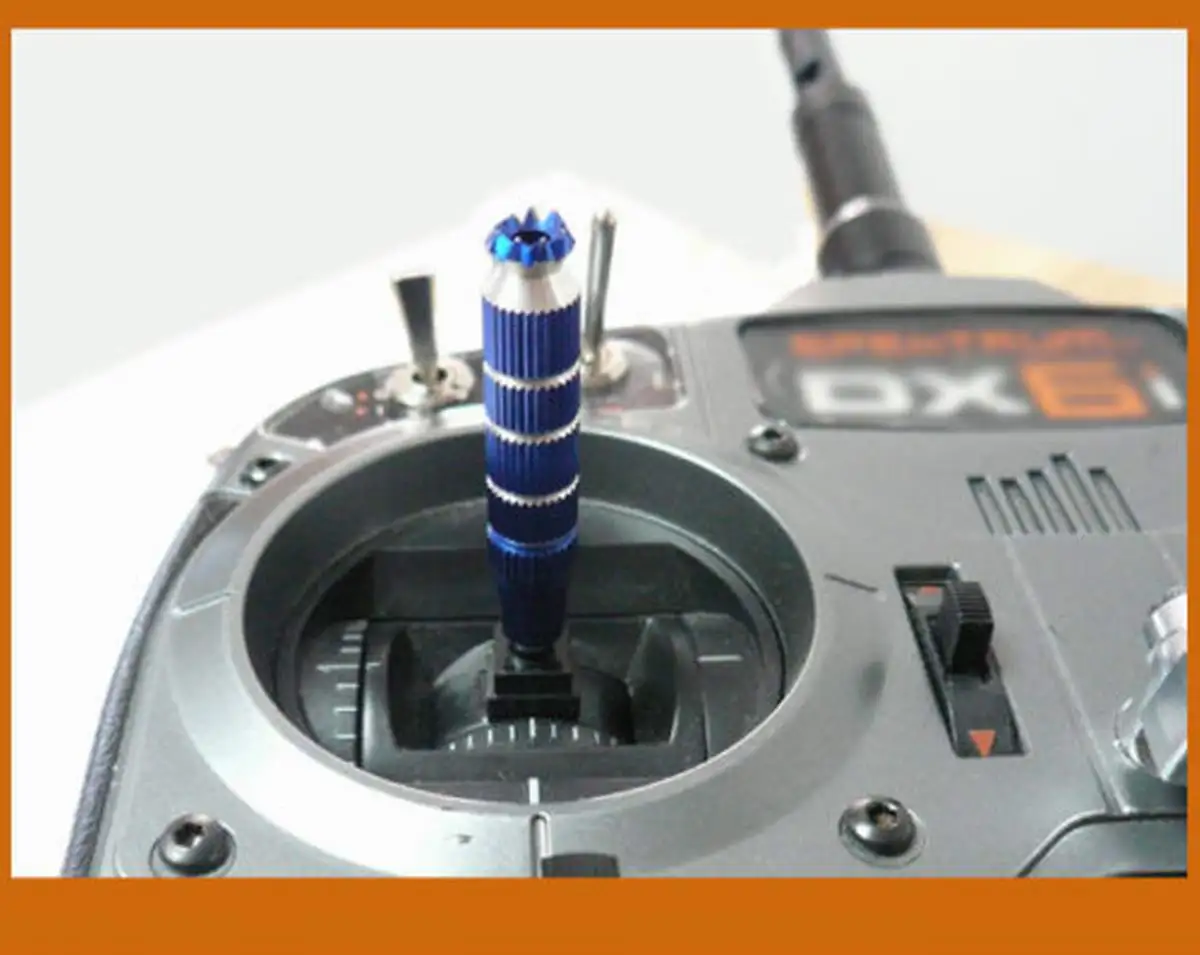 Throttle Stick Upgrade Extend M3 Stick Ends Heads for Futaba DX6i DX8 Spektrum RadioLink Transmitter