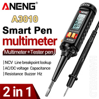 Digital Multimeter Pen type 4000 Counts ANENG A3010 Sensing Backlight Smart Non-contact 600V AC Voltage NCV Tester Tools
