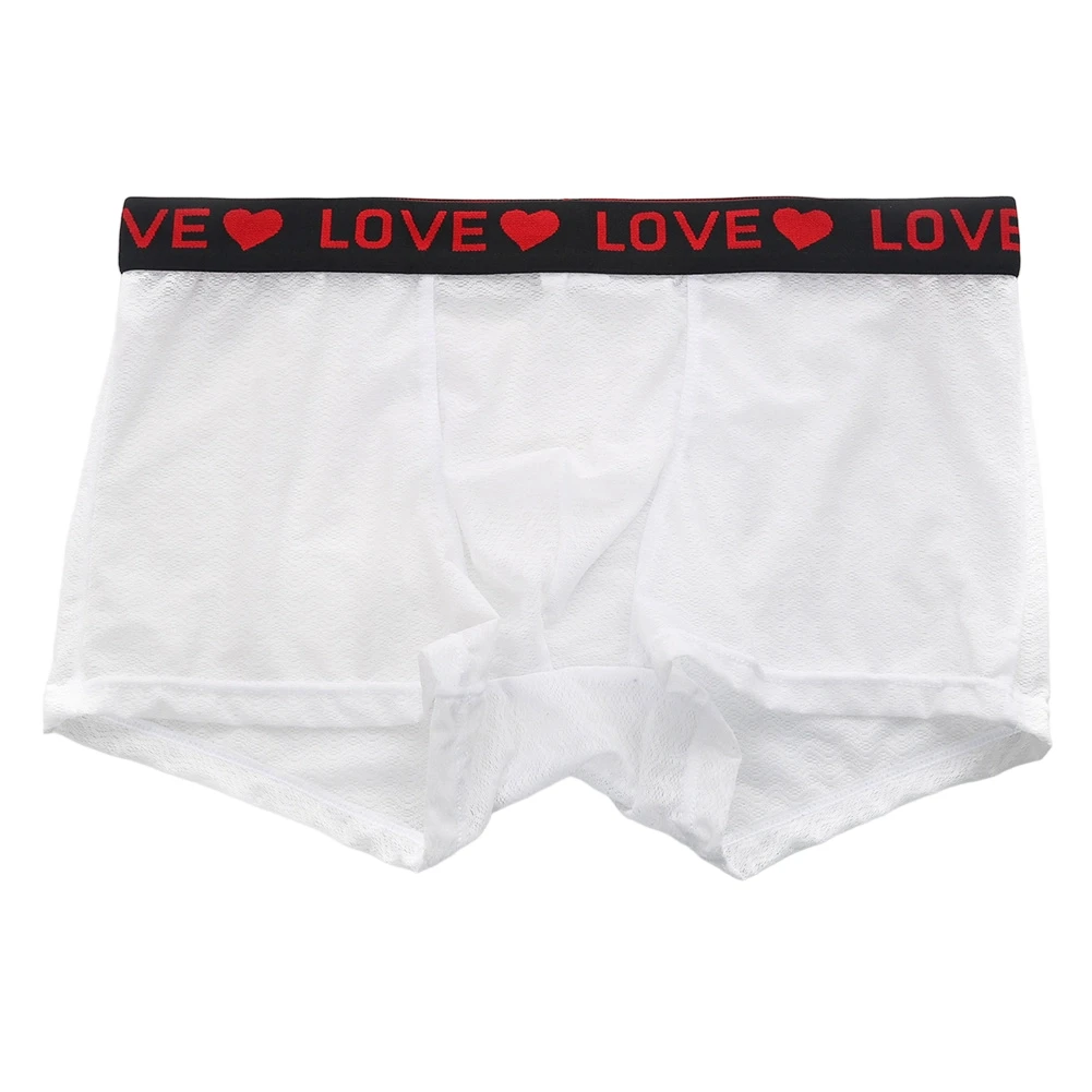 

Мужское сетчатое полупрозрачное нижнее белье, шорты-боксеры, кружевное прозрачное нижнее белье, дышащий багажник, мягкий быстросохнущий дышащий чехол, нижнее белье