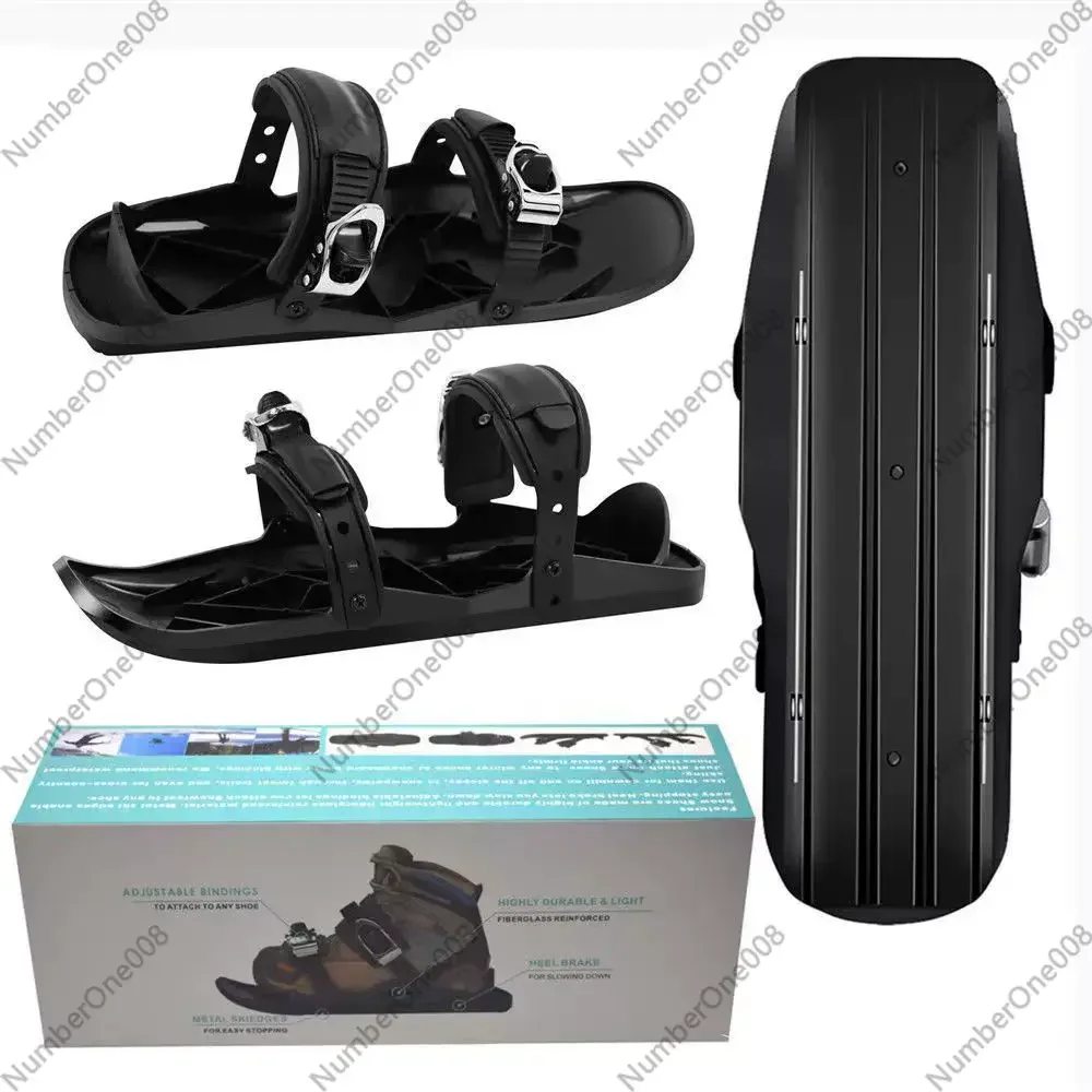 MiniSki Skates Third-generation Ski Boots For Adults And Children Outdoor Sports Snowshoes Ski Boots Sleds Mini Ski Boots