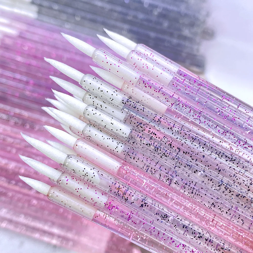50/300 peças de Pincéis para Delineador, Aplicadores de Cílios e Sombra, Kits de Pincéis Labiais para Pintura de Unhas, Ferramenta de Caneta para Arte em Unhas, Acessórios para Cílios