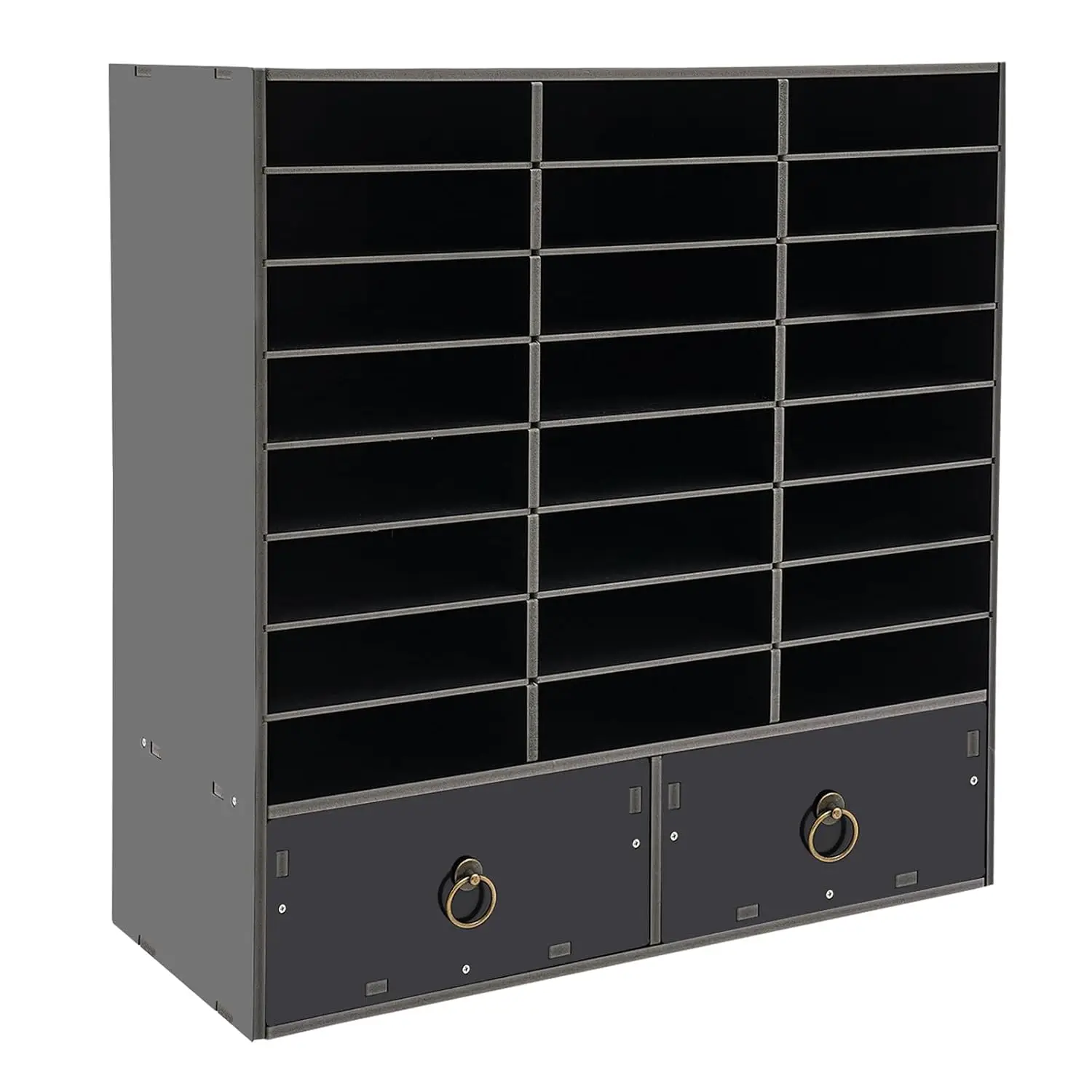 Literature Organizer, 32 Compartments with 2 Drawers, Classroom Mailbox, Customized