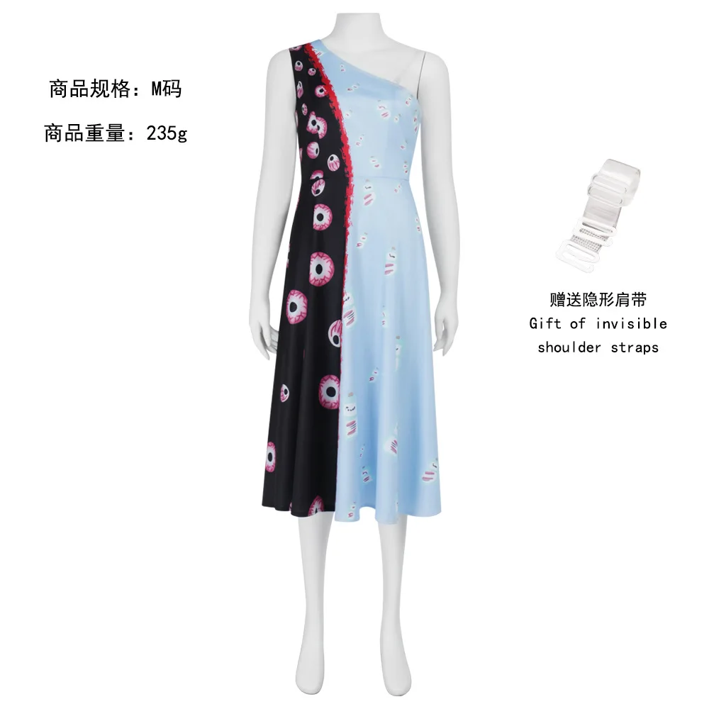 الكبار لعبة غسل الفم تأثيري هالوين زي الكابتن مجعد ، دكتور أنيا ، سوانسي ، جيمي لعب الأدوار بذلة فستان للحزب