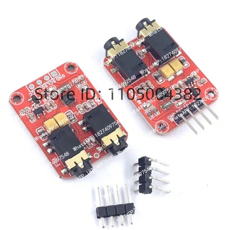 3.3-5V RDA5820 FM Frequency Modulation Transceiver Module 76-108.0MHz FM Broadcast Transmitter Receiver