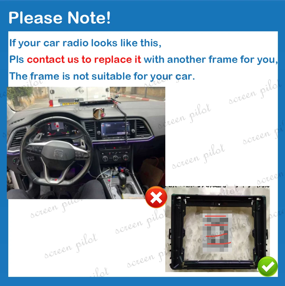 Android 16 Carplay Auto Car Radio For SEAT Ateca Cupra 2016 2017 2018 - 2021 Multimedia Video Player GPS Navigation WIFI+5G