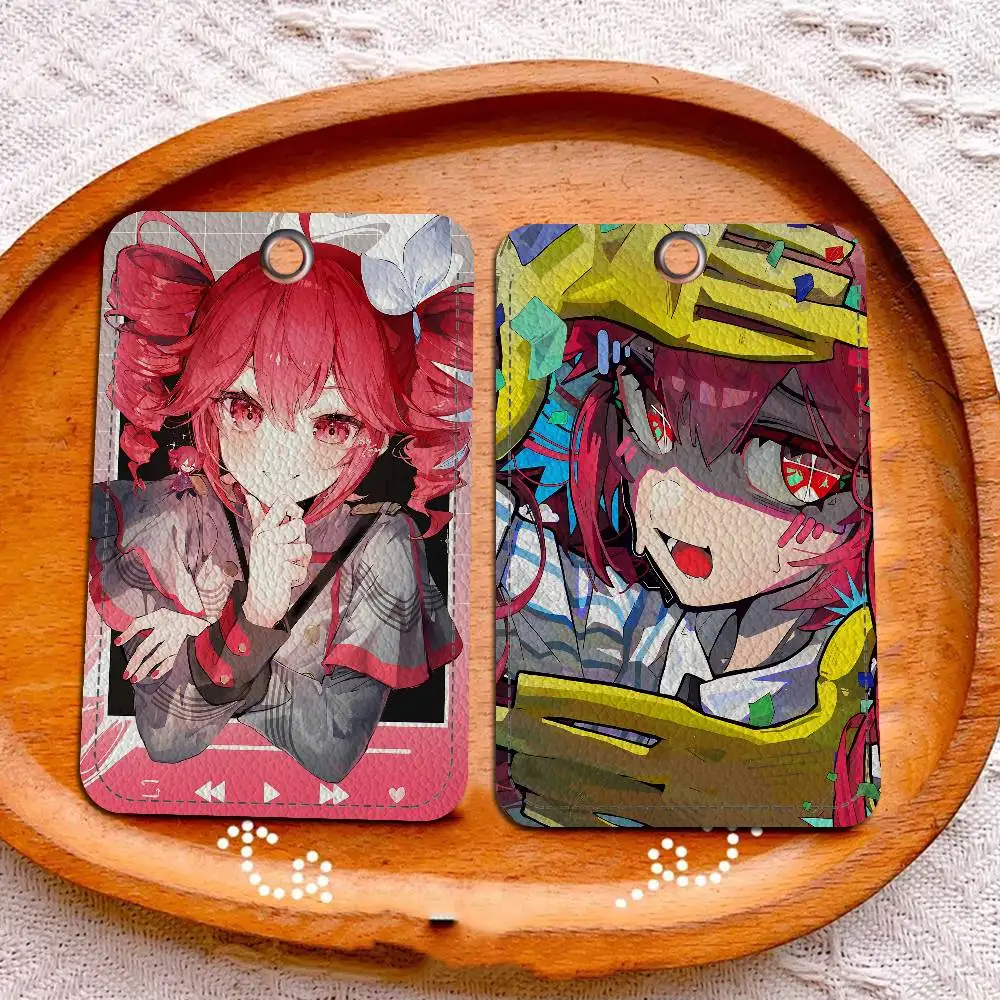 شعبية Vocaloid T-Teto لطيف فتاة الكرتون بطاقة المفاتيح أنيمي الأزياء قلادة حقيبة معرف بطاقة الباب حالة حافلة بطاقة هدية عيد ميلاد