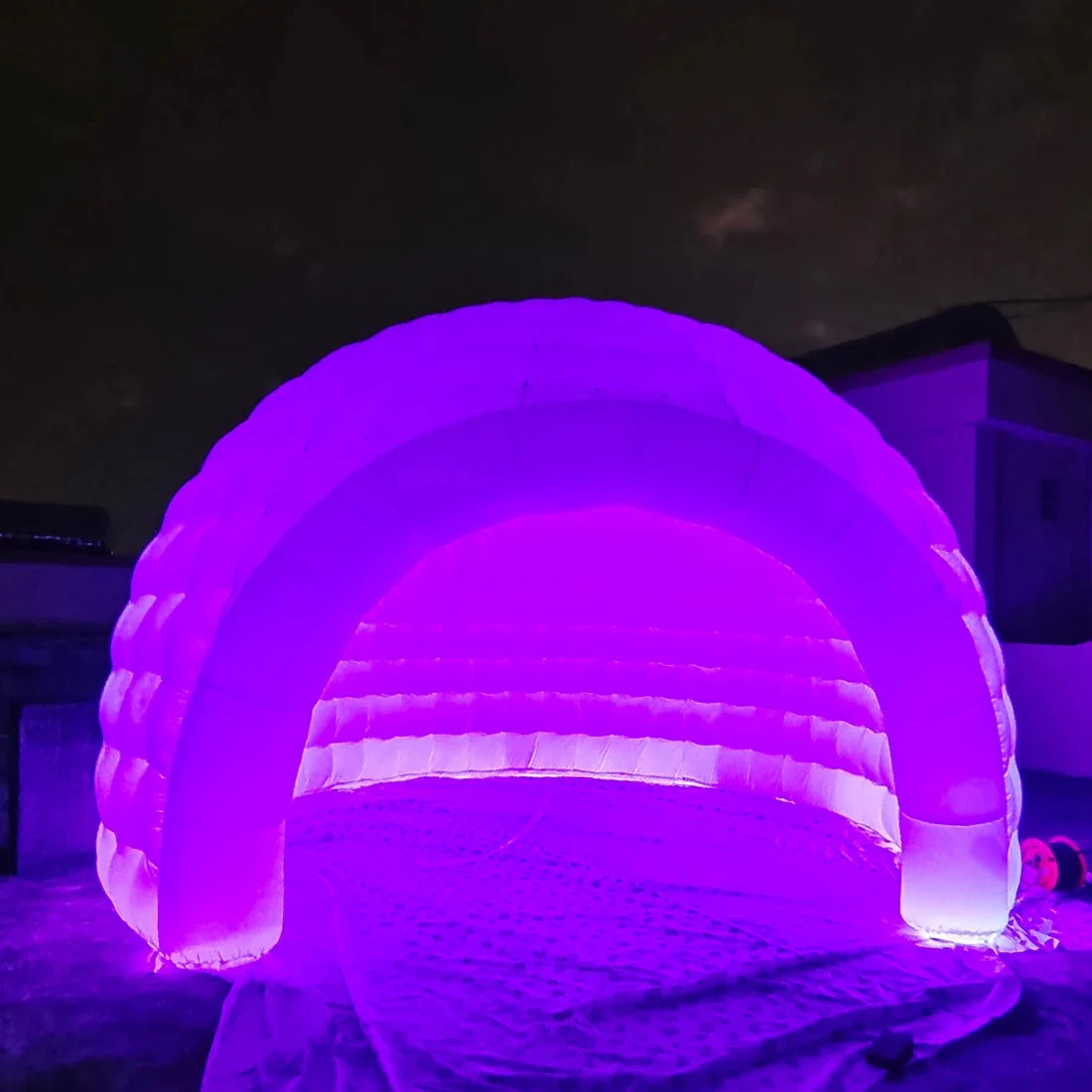 Custom LED Lighted Inflatable Dome Tent, Portable, Outdoor Backyard, Wedding Party  Tent  FOr Party