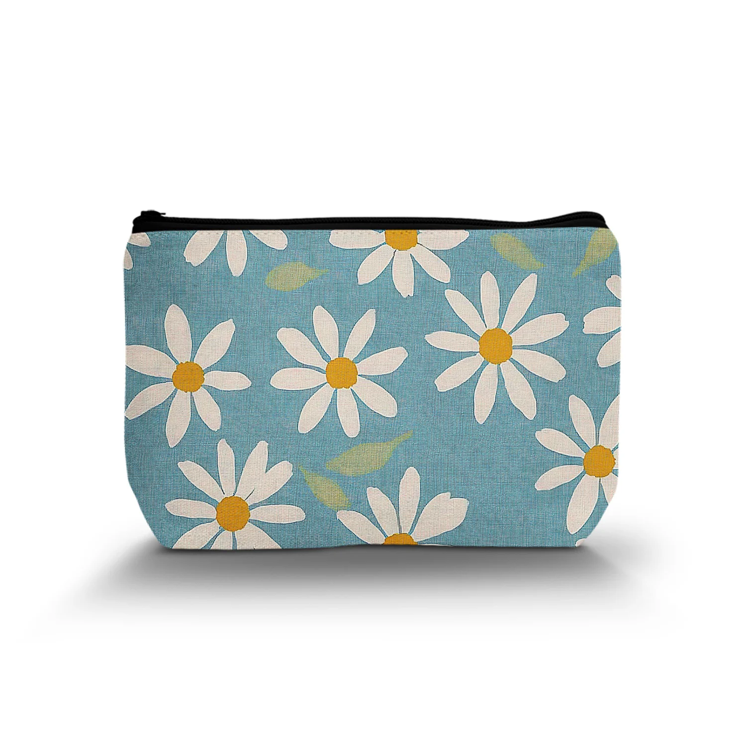 1Pc Daisy Makeup Bag Spring Summer Flower Cosmetic Bag Best Gift Idea For Women Birthday Christmas Gifts For Friends