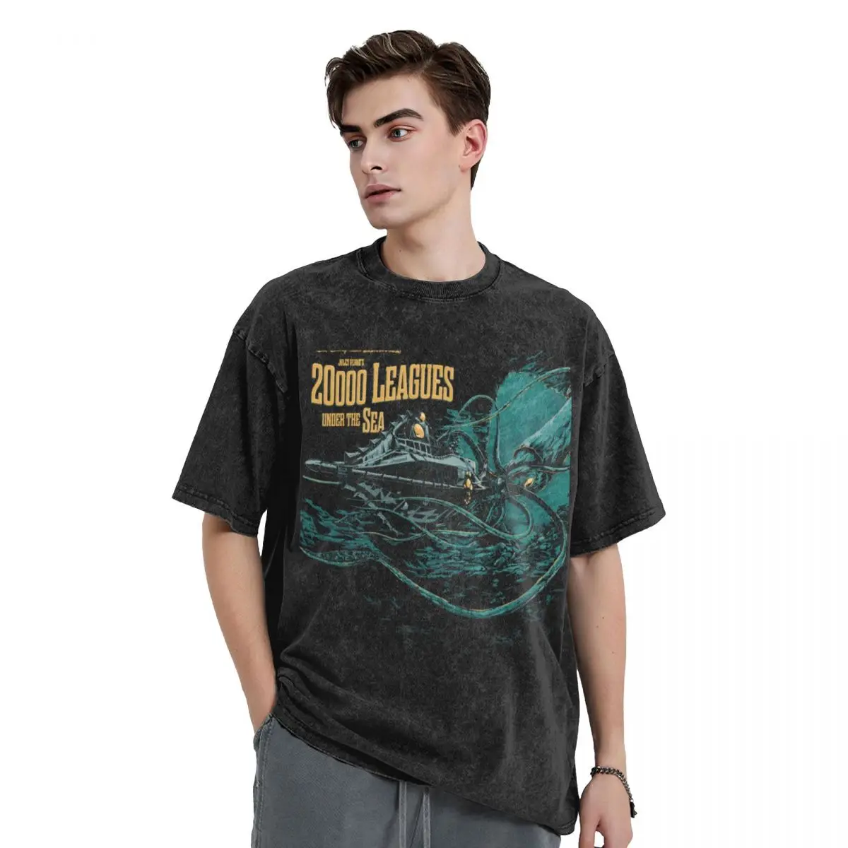 20000 leagues under sea JV T-Shirt quick-drying Short sleeve tee shirts men