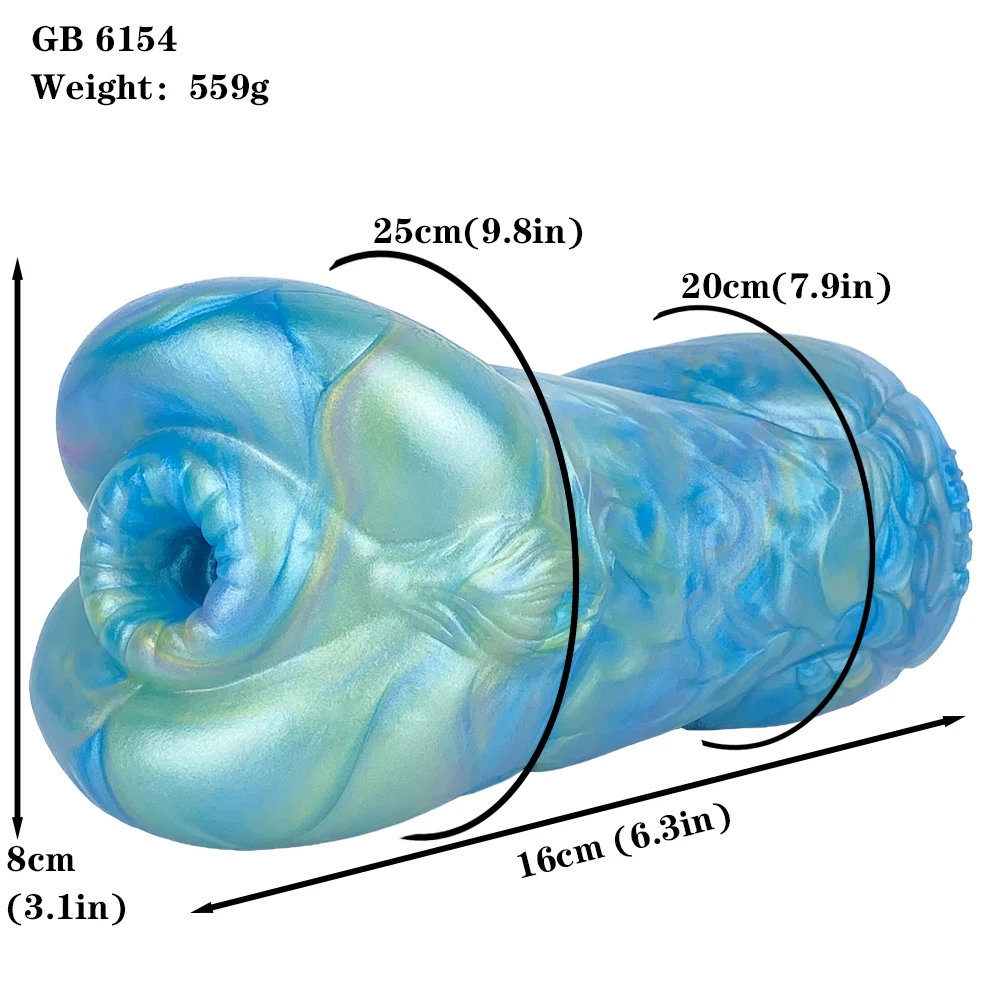 Geeba masculino castor cão masturbadores masculinos silicone bolso buceta Stroker vagina realista único canal brinquedos sexuais para homens onahole