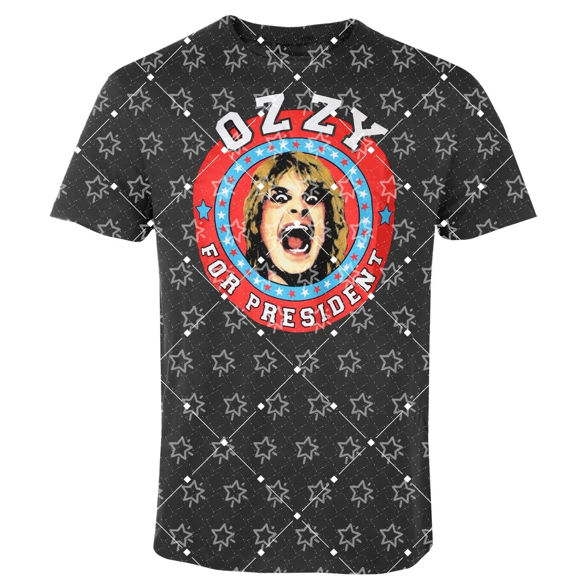 Vintage Heavy‑Metal Rock Portrait Graphic T‑Shirt Gothic Punk Distressed Short Sleeve Loose Streetwear Tee