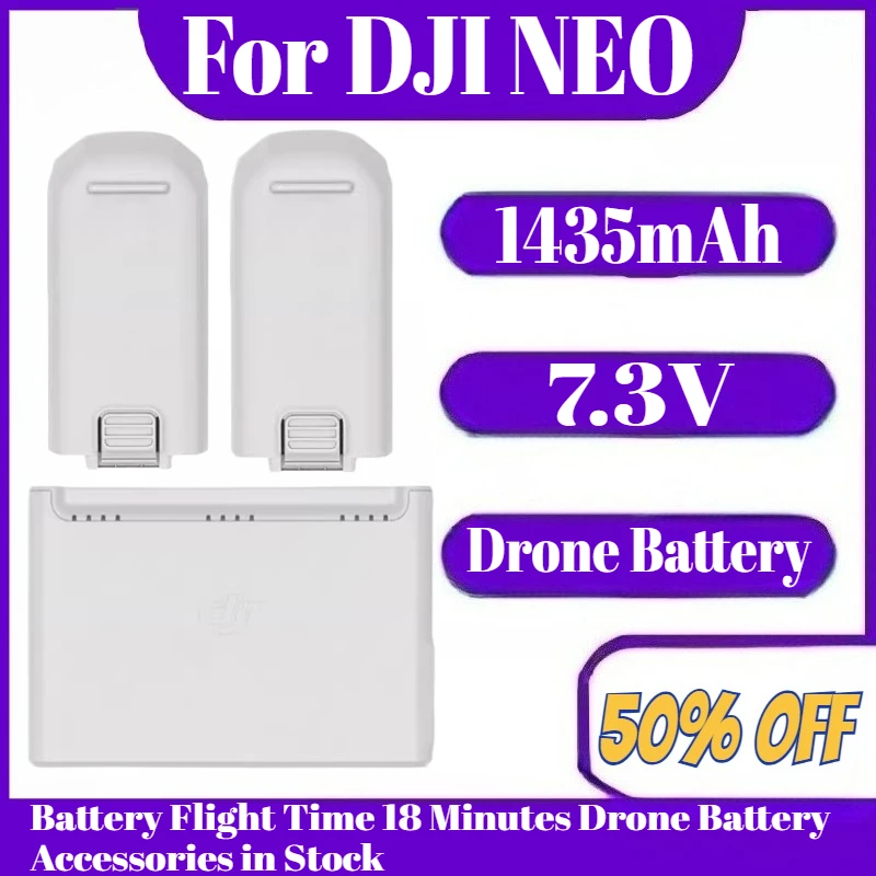 

1435mAh 7.3V For DJI NEO Intelligent Flight Battery Flight Time 18 Minutes Drone Battery Accessories in Stock