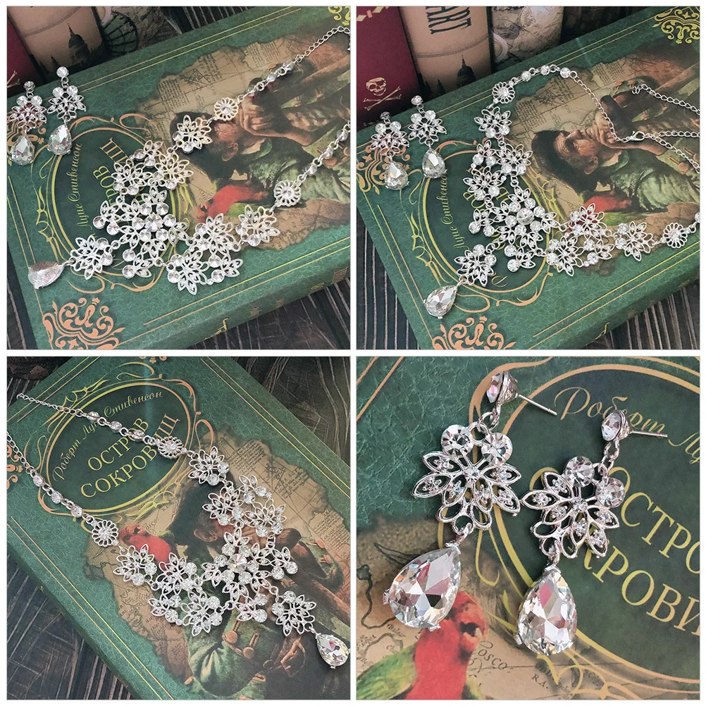

Jewelry Bridal Necklace for Wedding Prom Crown Tiara Costume Little Holiday Necklaces Women