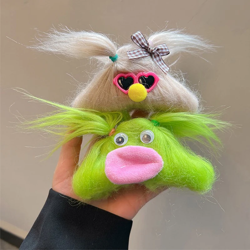 New Colorful Funny Ugly Doll Hair Clip for Women Shark Clip Hairpin for the Back of the Head Fashionable and Cute Hair Accessory