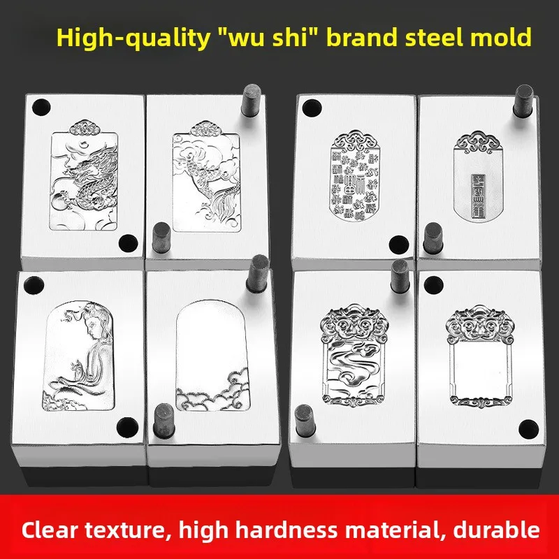Double-sided Steel Stamp Punch Tool Set for Jewelry Making Metal Stamping Kit Brass Silver Gold Smith Craft DIY view 2