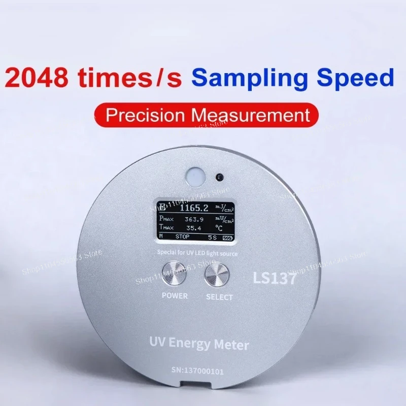 LS137 UV Energy Meter Radiometer UVA LED Light Sources Measure Energy Power Temperature Ultra-small