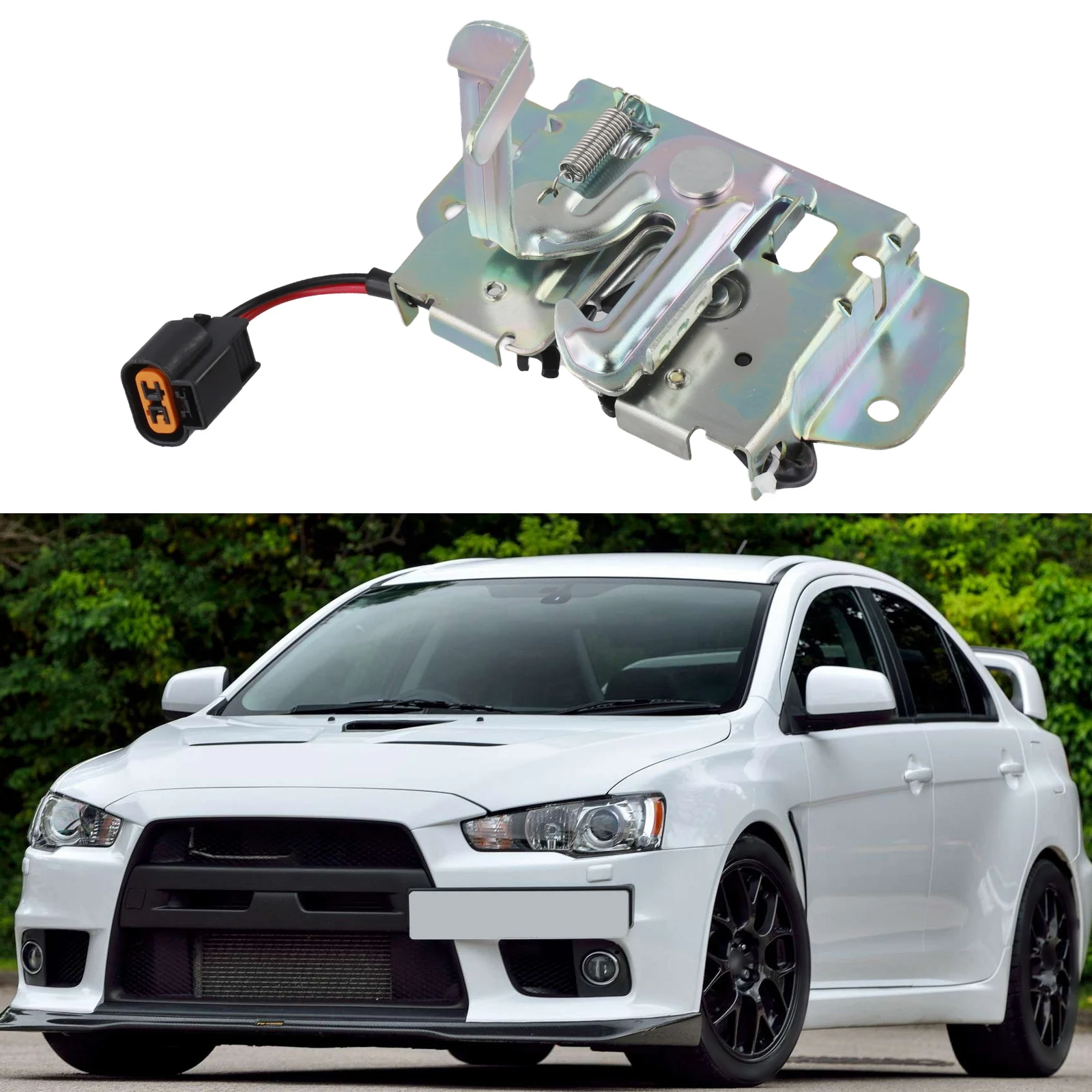 

Деталь автомобильного замка капота в сборе, как показано на рисунке, прямая замена, прямая установка, номер детали OE 5908A106