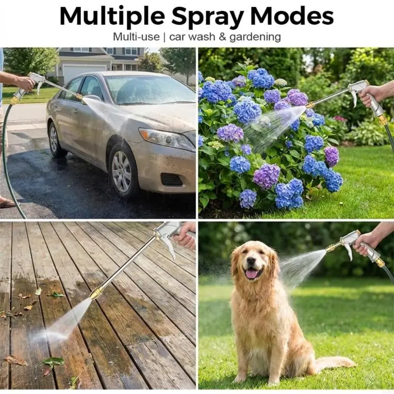  Professional Watering Device Metal Long Reach Waterer Sprayer With Foam Nozzle
