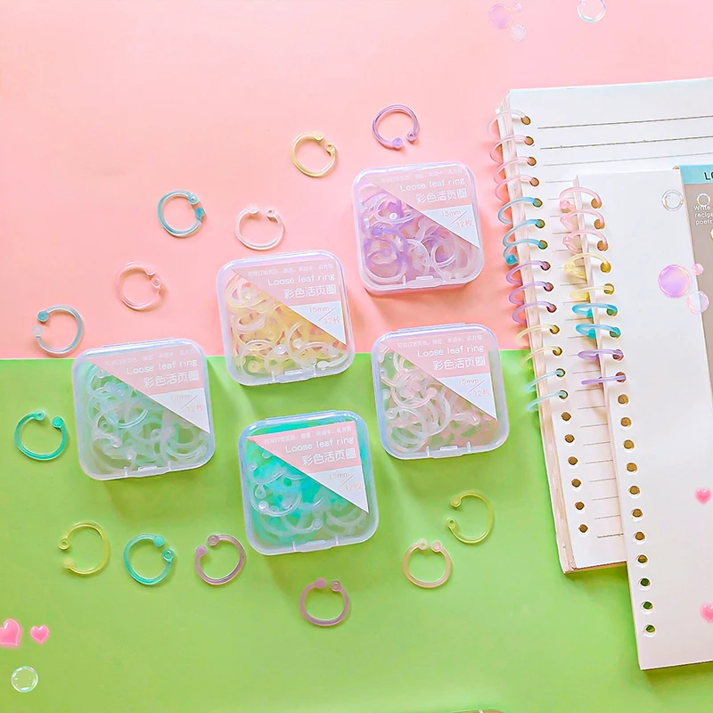 book accessories Card ring binder notebook Binding machine loose leaf ring stationery binder book binding supplies Binder ring