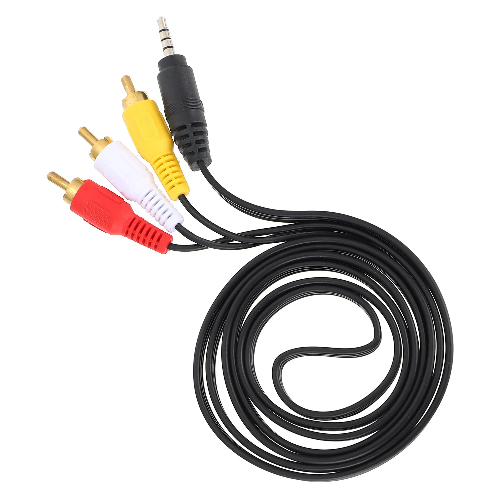 3.5mm to Y Splitter Cable for TV, Speaker, Amplifier – Stereo Audio Adapter with Balanced Treble & Bass