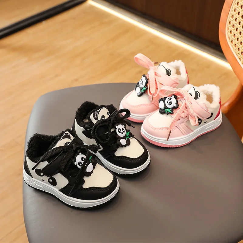 

Zapatillas Plush Kid Sneakers Winter New Warm Boy Casual Shoes Girl Cotton Shoes Comfort Board Shoes Cartoon Kid Shoes Chaussure