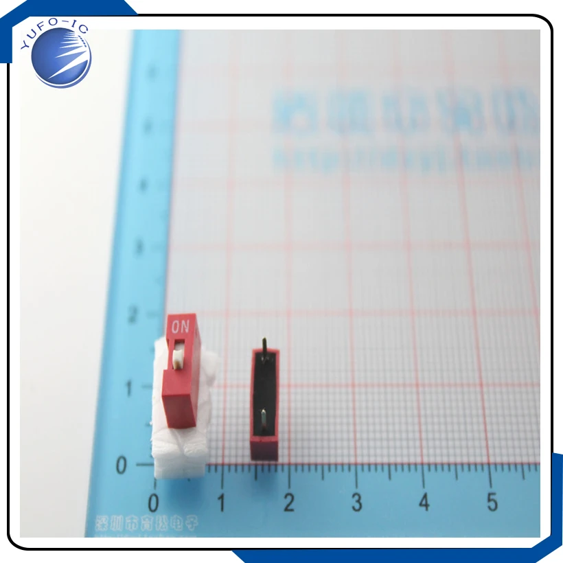 10PCS/LOT  1P  toggle DIP switch DIP switch 1 encoding 2.54mm pitch