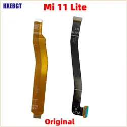 Nueva placa base conectar placa de carga Cable flexible + pantalla LCD Cable flexible para Xiaomi Mi 11 Lite 4G/5G piezas de teléfono inteligente