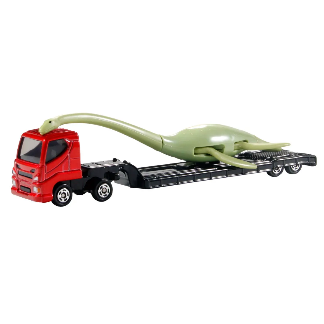 Original TAKARA TOMY Long Type Tomica No.126 Dinosaur Transporter Plesiosaur Asia Limited Diecast Alloy Model Collectible Gift