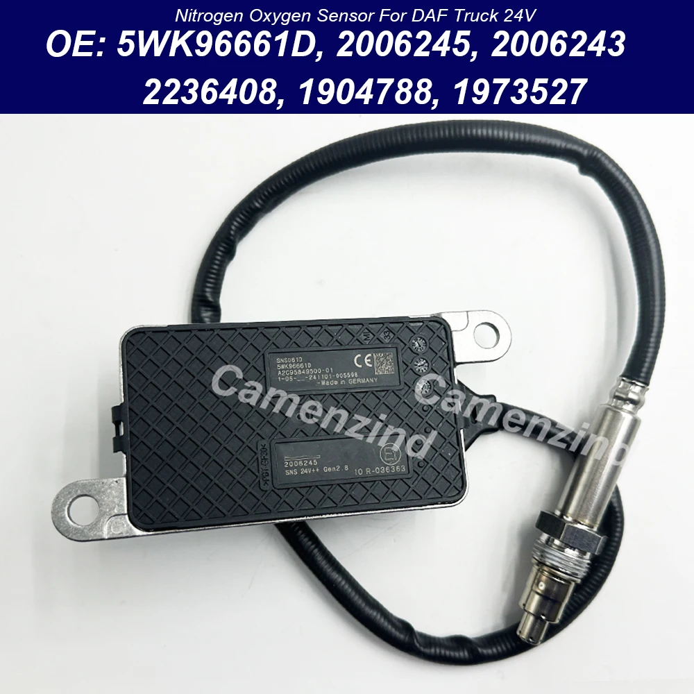 Nitrogen Oxide Sensor Nox Sensor 2236408 2006245 2006243 1973527 1936258 1904788 5WK96661D 1973525 For DAF Truck 24V