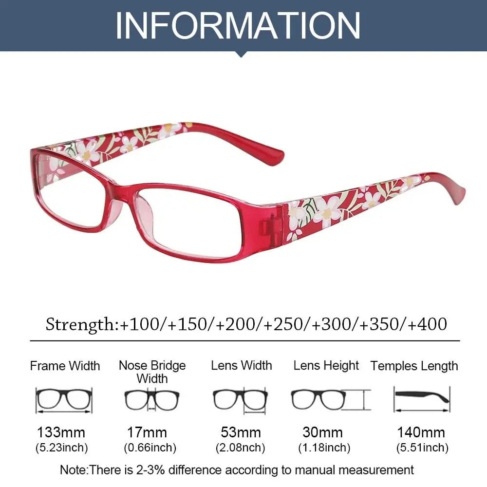 Comfortable Eye Protection Portable Vintage Reading Glasses Anti-Blue Light Eyeglasses Ultra Light Frame