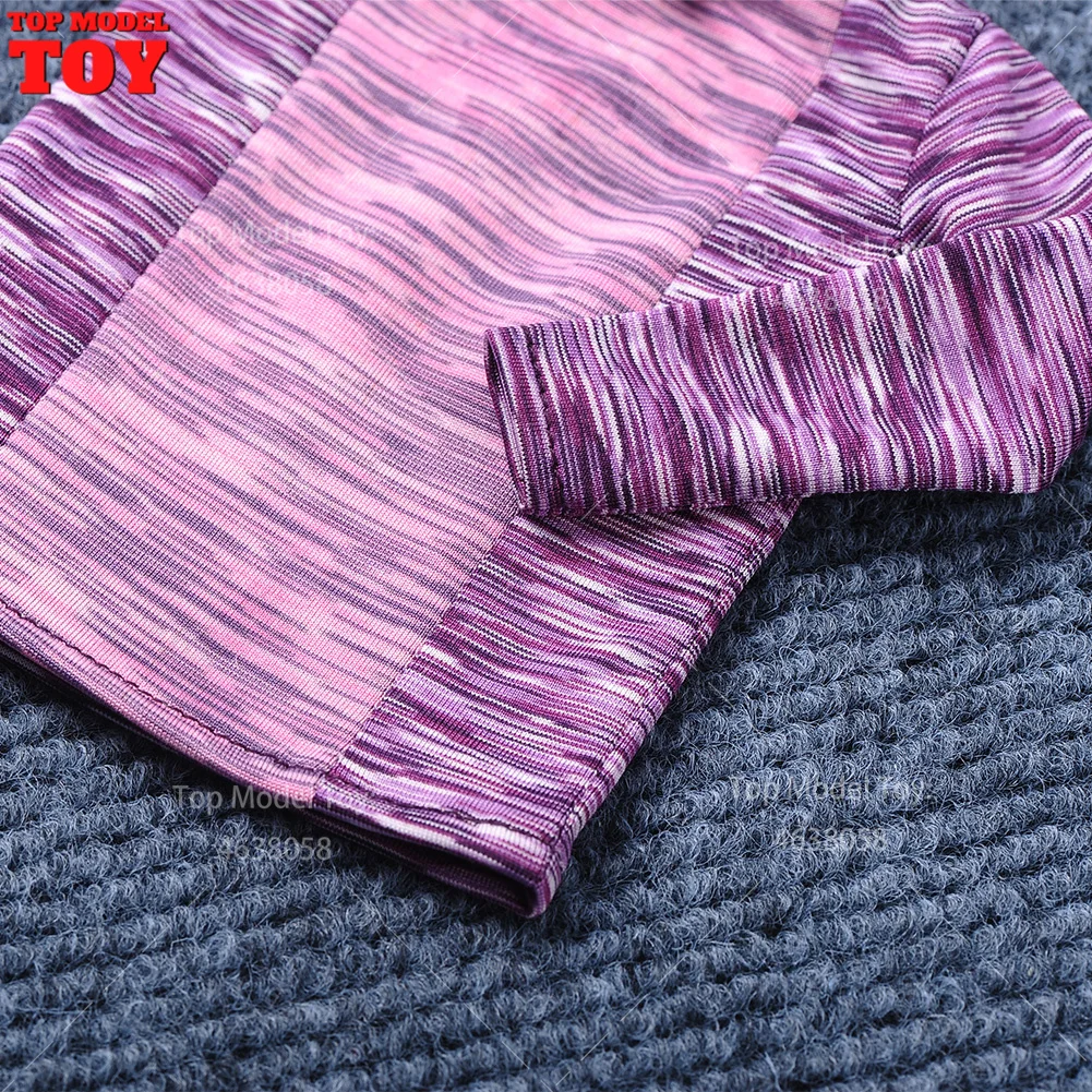 Camisa elástica para Yoga y Fitness, ropa, pantalones ajustados, chaleco, calzoncillos, modelo apto para soldado femenino de 12 pulgadas, figura de acción, cuerpo, muñecas, juguete, 1/6