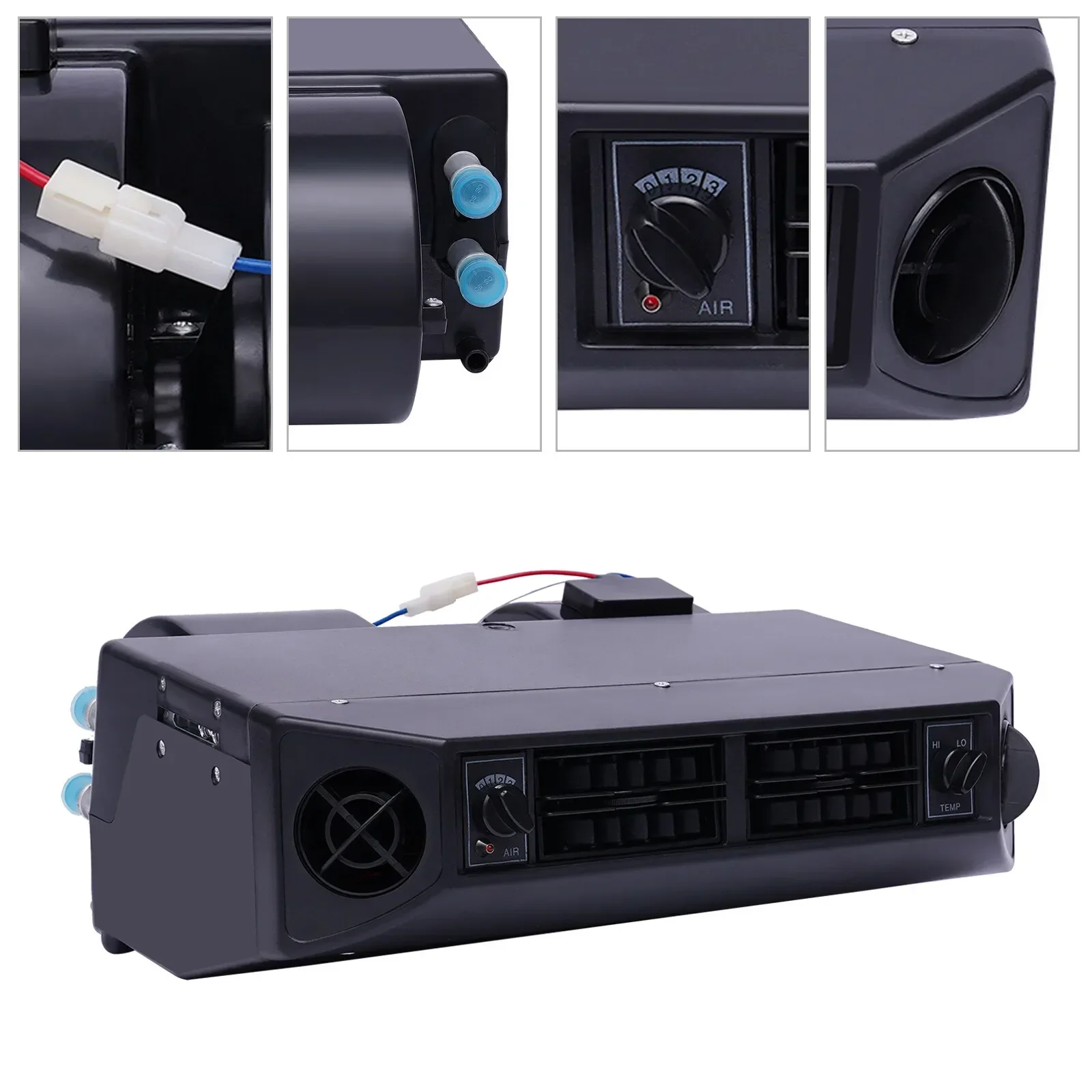 

Universal 12V Car A/C Evaporator Kit - Under Dash Heating & Cooling, Triple-Speed Blower (Direct Fit)