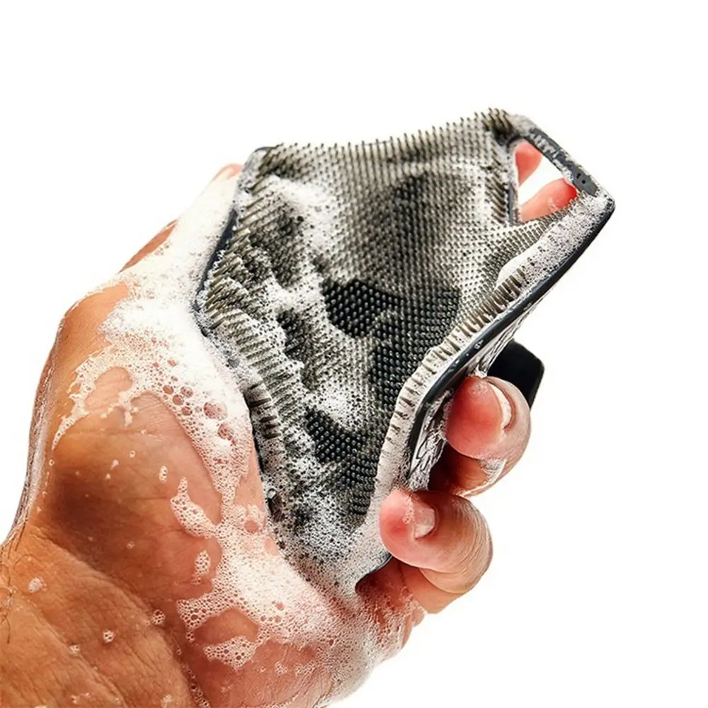 Novo corpo rosto macio silicone purificador do corpo handheld chuveiro escova de limpeza esfoliante e massagem escova