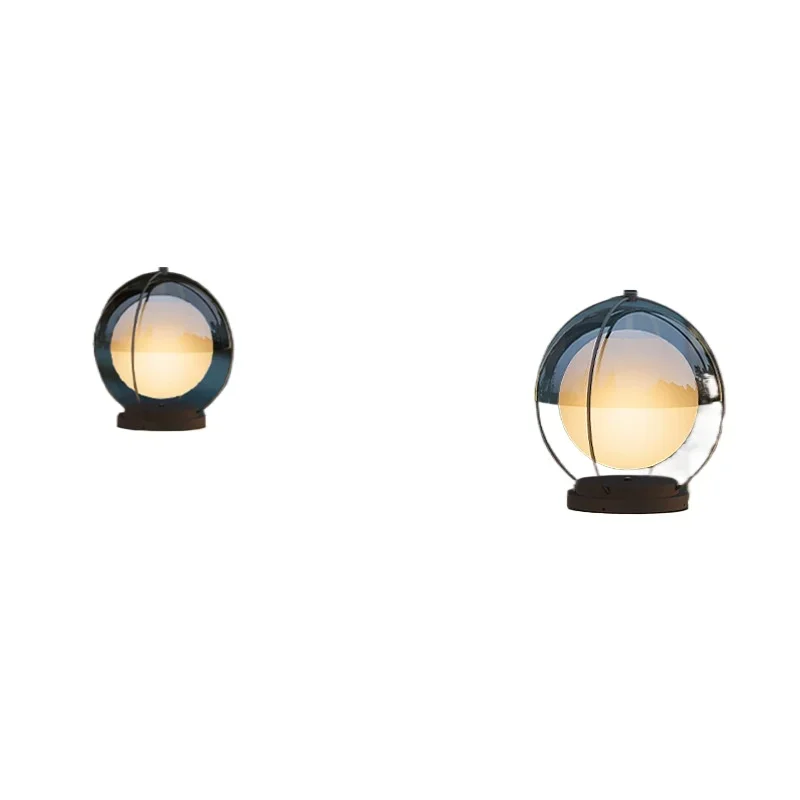 

Villa garden gate stigma lamp, outdoor courtyard decoration lamp, simple and modern, wall pillar lamp