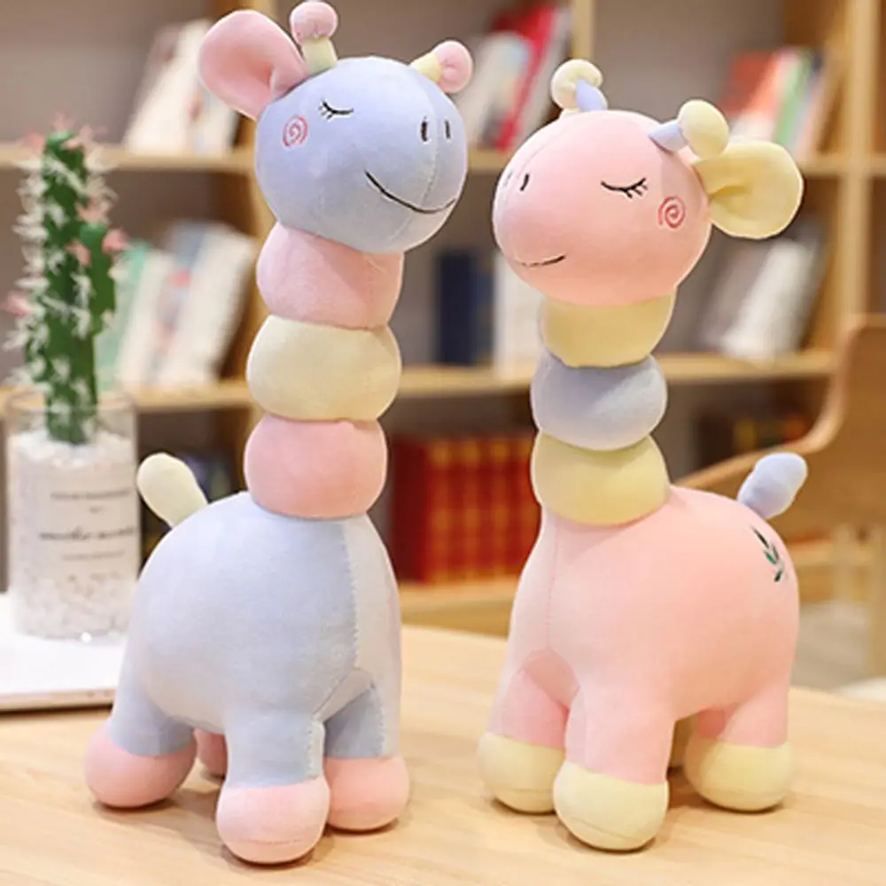 Doll Plushie Dolls Stuffed Animals Home Decor Giraffe Plush Doll Candy Color Giraffe Giraffe Stuffed Toy Giraffe Plush Toy