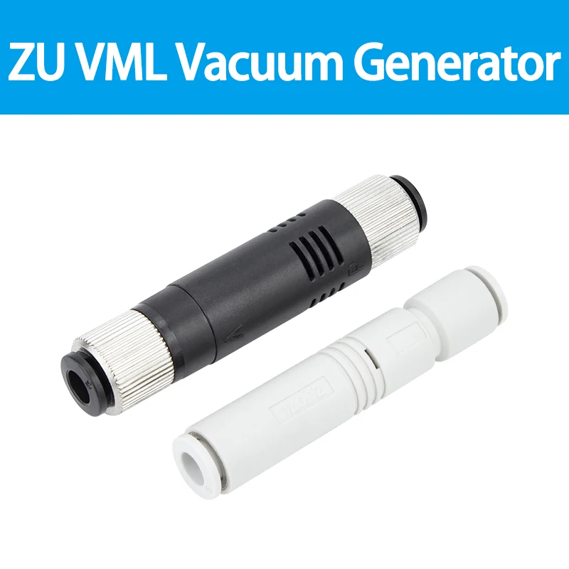 

AFR Brand Tubular Straight Through ZU05S ZU07S ZU05L ZU07L Pneumatic ZU Tube vacuum generator negative pressure vacuum generator