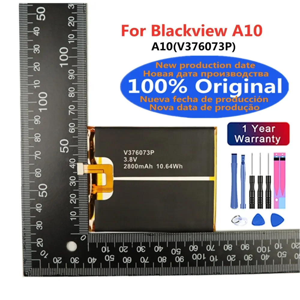 Оригинальный сменный аккумулятор 2800 мАч для Blackview A10 Pro A10Pro V376073P, аккумулятор для смартфона, быстрая доставка