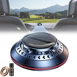 Solar Car Diffuser Kit Long Lasting Fragrant Car Air Fresheners, Essential Oil Diffuser with Cologne for Family Vehicle