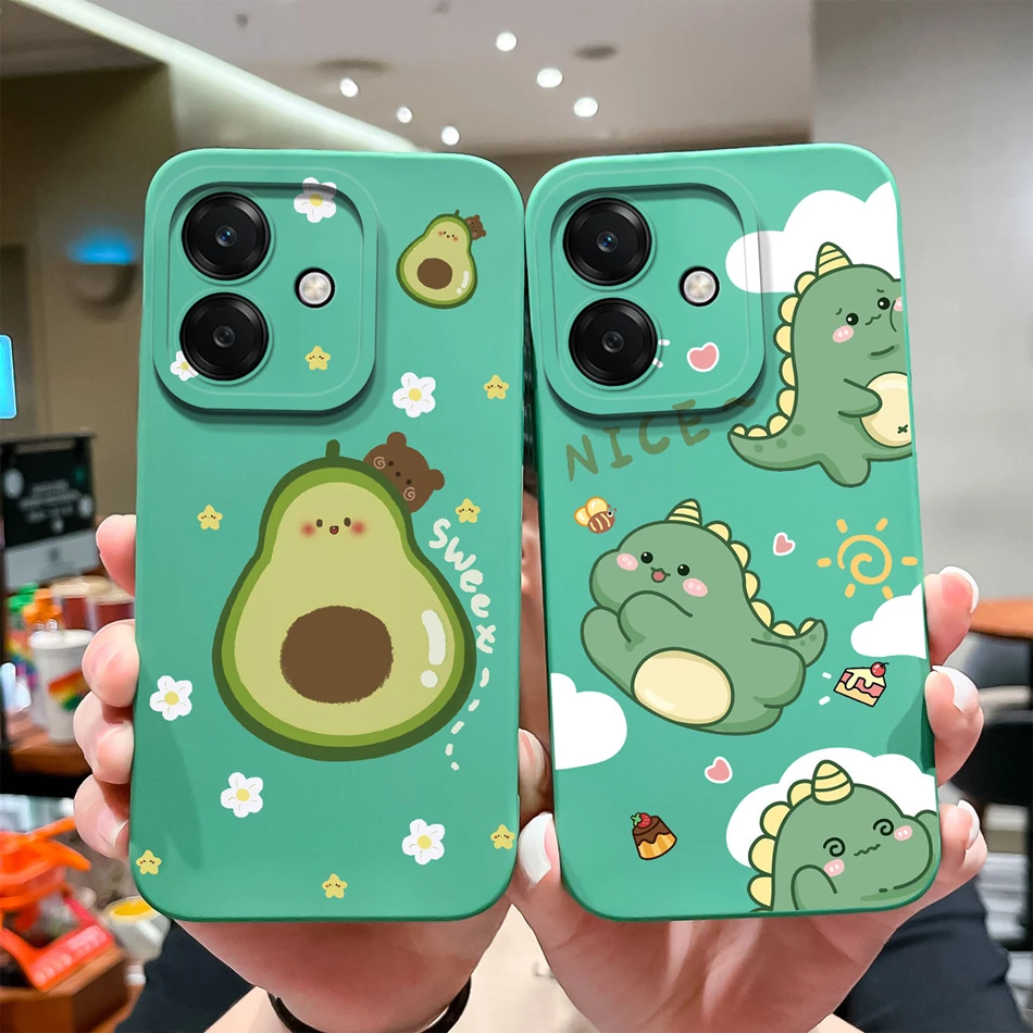 Cute Cases For Oppo A40 A40m A60 Back Cover High Quality Liquid Silicone Full Protection Soft Funda For OppoA40 OppoA60 Housing