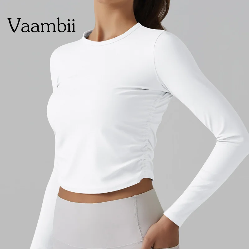 

Sports Fitness Yoga Top Long Sleeve Sport Top For Women Quick Dry Workout Shirt Top Gym Tops Womens Gym Shirt Running Clothes