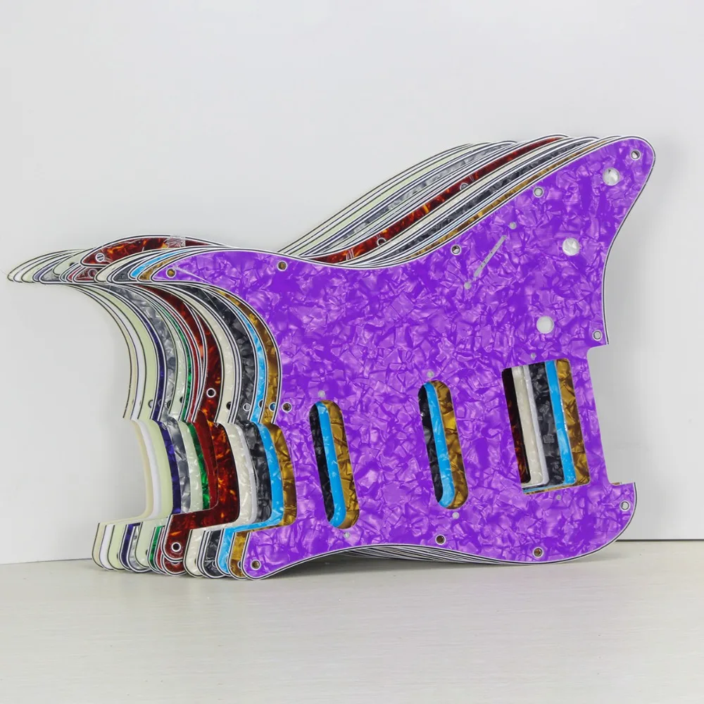 

1 Set of 11 Holes Electric Guitar Pickguard SSH HSS Guitar Scratch Plate & Screws Guitar Parts,21 Colors Choose